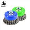 Twisted Steel Wire Brush Red